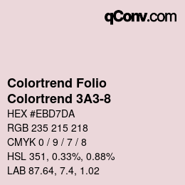 カラーコード: Colortrend Folio - Colortrend 3A3-8 | qconv.com