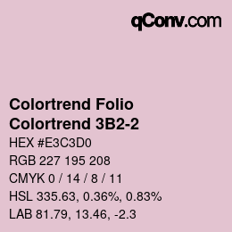 カラーコード: Colortrend Folio - Colortrend 3B2-2 | qconv.com