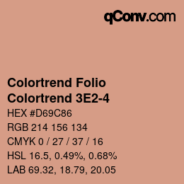 カラーコード: Colortrend Folio - Colortrend 3E2-4 | qconv.com