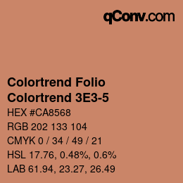 カラーコード: Colortrend Folio - Colortrend 3E3-5 | qconv.com