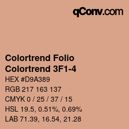 カラーコード: Colortrend Folio - Colortrend 3F1-4 | qconv.com