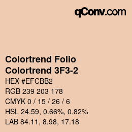 カラーコード: Colortrend Folio - Colortrend 3F3-2 | qconv.com