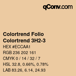 カラーコード: Colortrend Folio - Colortrend 3H2-3 | qconv.com