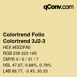 カラーコード: Colortrend Folio - Colortrend 3J2-3 | qconv.com
