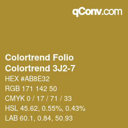 カラーコード: Colortrend Folio - Colortrend 3J2-7 | qconv.com