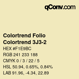 カラーコード: Colortrend Folio - Colortrend 3J3-2 | qconv.com