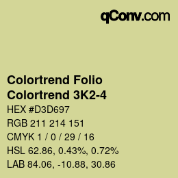 カラーコード: Colortrend Folio - Colortrend 3K2-4 | qconv.com