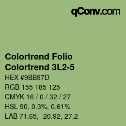 カラーコード: Colortrend Folio - Colortrend 3L2-5 | qconv.com