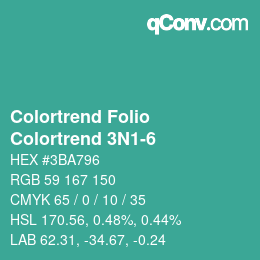 カラーコード: Colortrend Folio - Colortrend 3N1-6 | qconv.com