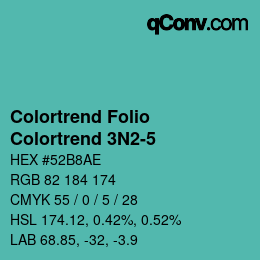 カラーコード: Colortrend Folio - Colortrend 3N2-5 | qconv.com