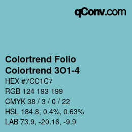カラーコード: Colortrend Folio - Colortrend 3O1-4 | qconv.com