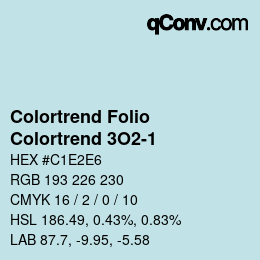 Código de color: Colortrend Folio - Colortrend 3O2-1 | qconv.com