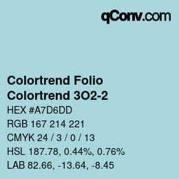 Color code: Colortrend Folio - Colortrend 3O2-2 | qconv.com