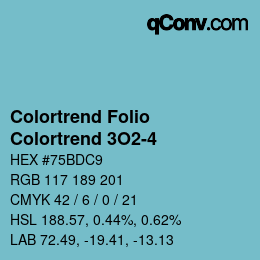 Farbcode: Colortrend Folio - Colortrend 3O2-4 | qconv.com