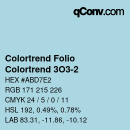 カラーコード: Colortrend Folio - Colortrend 3O3-2 | qconv.com