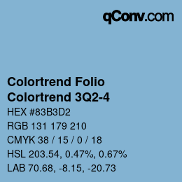 カラーコード: Colortrend Folio - Colortrend 3Q2-4 | qconv.com