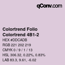 カラーコード: Colortrend Folio - Colortrend 4B1-2 | qconv.com