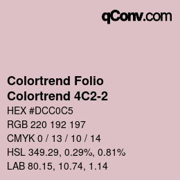 カラーコード: Colortrend Folio - Colortrend 4C2-2 | qconv.com