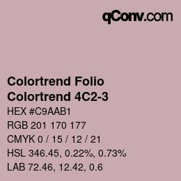 カラーコード: Colortrend Folio - Colortrend 4C2-3 | qconv.com