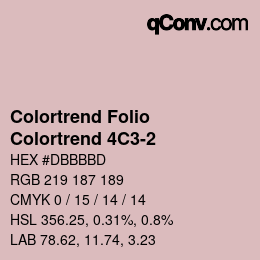 カラーコード: Colortrend Folio - Colortrend 4C3-2 | qconv.com