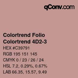 カラーコード: Colortrend Folio - Colortrend 4D2-3 | qconv.com