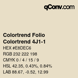 カラーコード: Colortrend Folio - Colortrend 4J1-1 | qconv.com