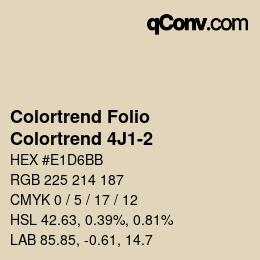 カラーコード: Colortrend Folio - Colortrend 4J1-2 | qconv.com