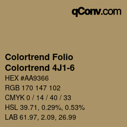 Farbcode: Colortrend Folio - Colortrend 4J1-6 | qconv.com