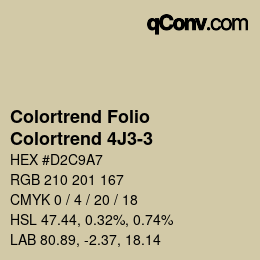 Farbcode: Colortrend Folio - Colortrend 4J3-3 | qconv.com