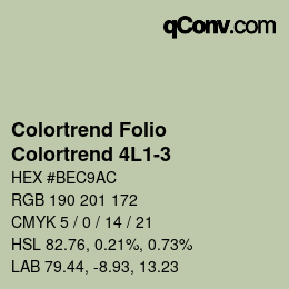 Code couleur: Colortrend Folio - Colortrend 4L1-3 | qconv.com