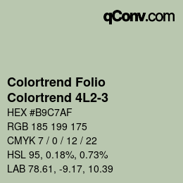 Color code: Colortrend Folio - Colortrend 4L2-3 | qconv.com