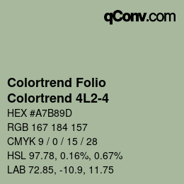 Farbcode: Colortrend Folio - Colortrend 4L2-4 | qconv.com