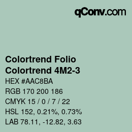 カラーコード: Colortrend Folio - Colortrend 4M2-3 | qconv.com