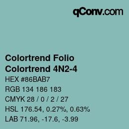 カラーコード: Colortrend Folio - Colortrend 4N2-4 | qconv.com