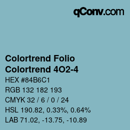 Código de color: Colortrend Folio - Colortrend 4O2-4 | qconv.com