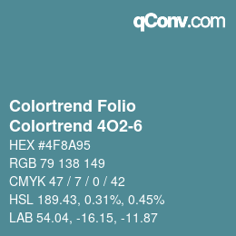 カラーコード: Colortrend Folio - Colortrend 4O2-6 | qconv.com