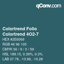 カラーコード: Colortrend Folio - Colortrend 4O2-7 | qconv.com