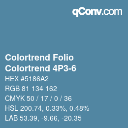 カラーコード: Colortrend Folio - Colortrend 4P3-6 | qconv.com