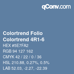 カラーコード: Colortrend Folio - Colortrend 4R1-6 | qconv.com
