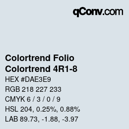カラーコード: Colortrend Folio - Colortrend 4R1-8 | qconv.com