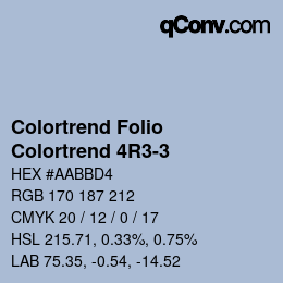 カラーコード: Colortrend Folio - Colortrend 4R3-3 | qconv.com