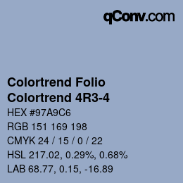 カラーコード: Colortrend Folio - Colortrend 4R3-4 | qconv.com