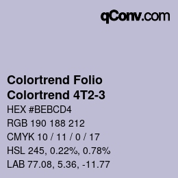 カラーコード: Colortrend Folio - Colortrend 4T2-3 | qconv.com