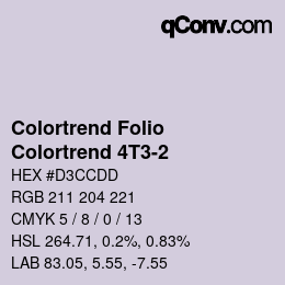 カラーコード: Colortrend Folio - Colortrend 4T3-2 | qconv.com