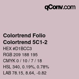 カラーコード: Colortrend Folio - Colortrend 5C1-2 | qconv.com