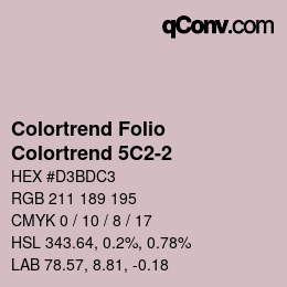 カラーコード: Colortrend Folio - Colortrend 5C2-2 | qconv.com