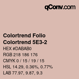 カラーコード: Colortrend Folio - Colortrend 5E3-2 | qconv.com