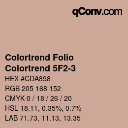カラーコード: Colortrend Folio - Colortrend 5F2-3 | qconv.com
