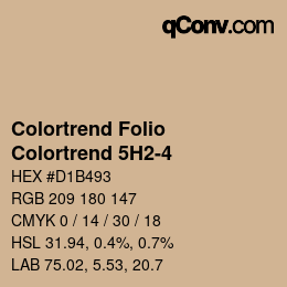 カラーコード: Colortrend Folio - Colortrend 5H2-4 | qconv.com