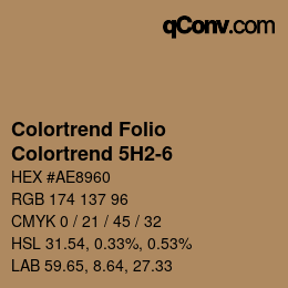 カラーコード: Colortrend Folio - Colortrend 5H2-6 | qconv.com